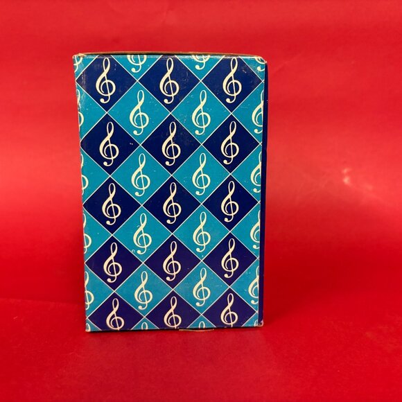 Jasco 1981 Santa Mrs Claus Music Box Bisque Porcelain Christmas Kissing Work - Picture 4 of 15